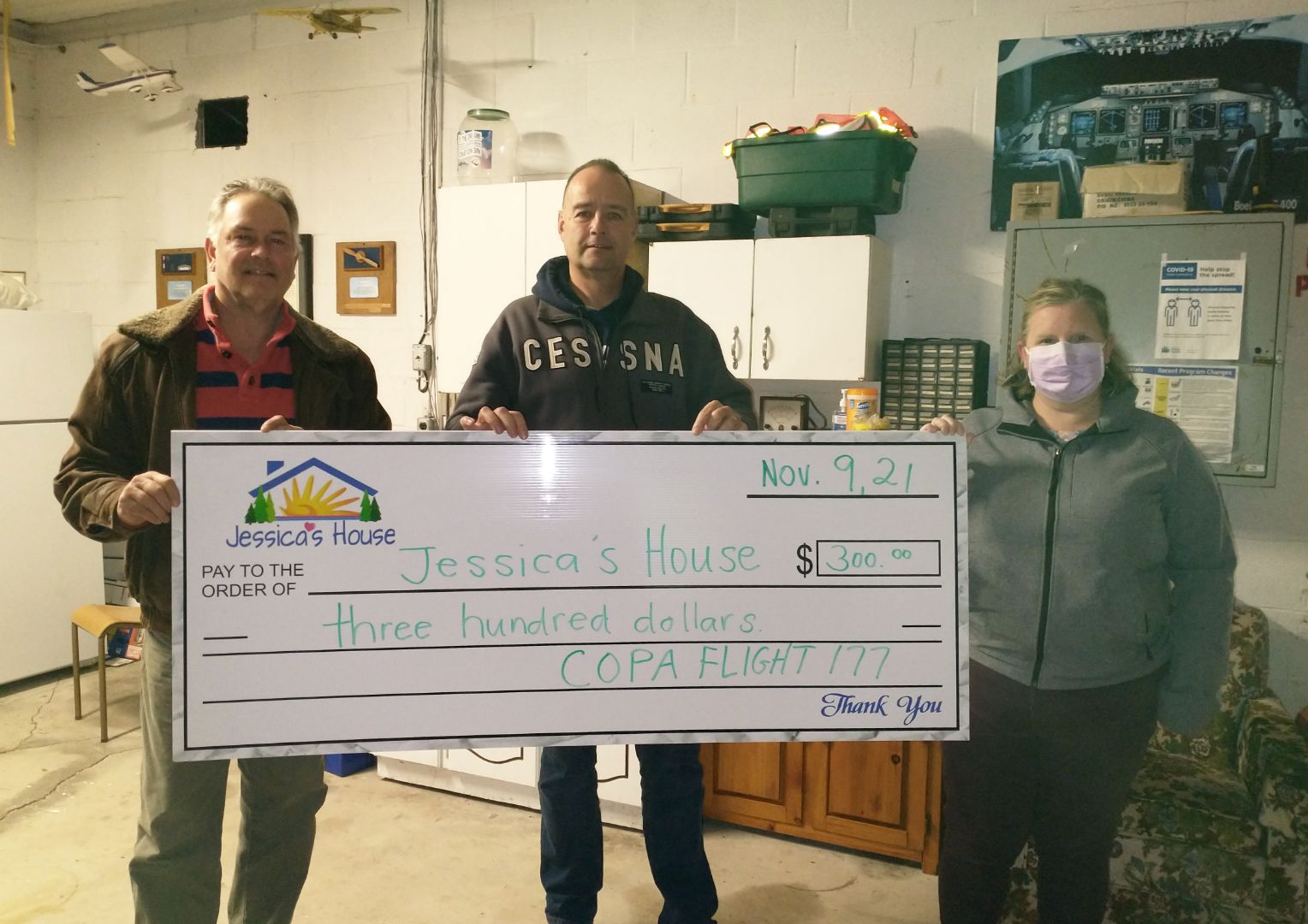Jessica's House Donation